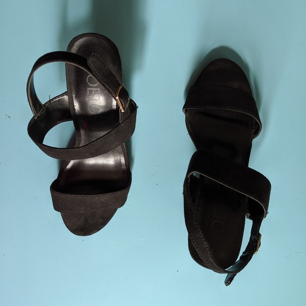 Black Strappy Heels